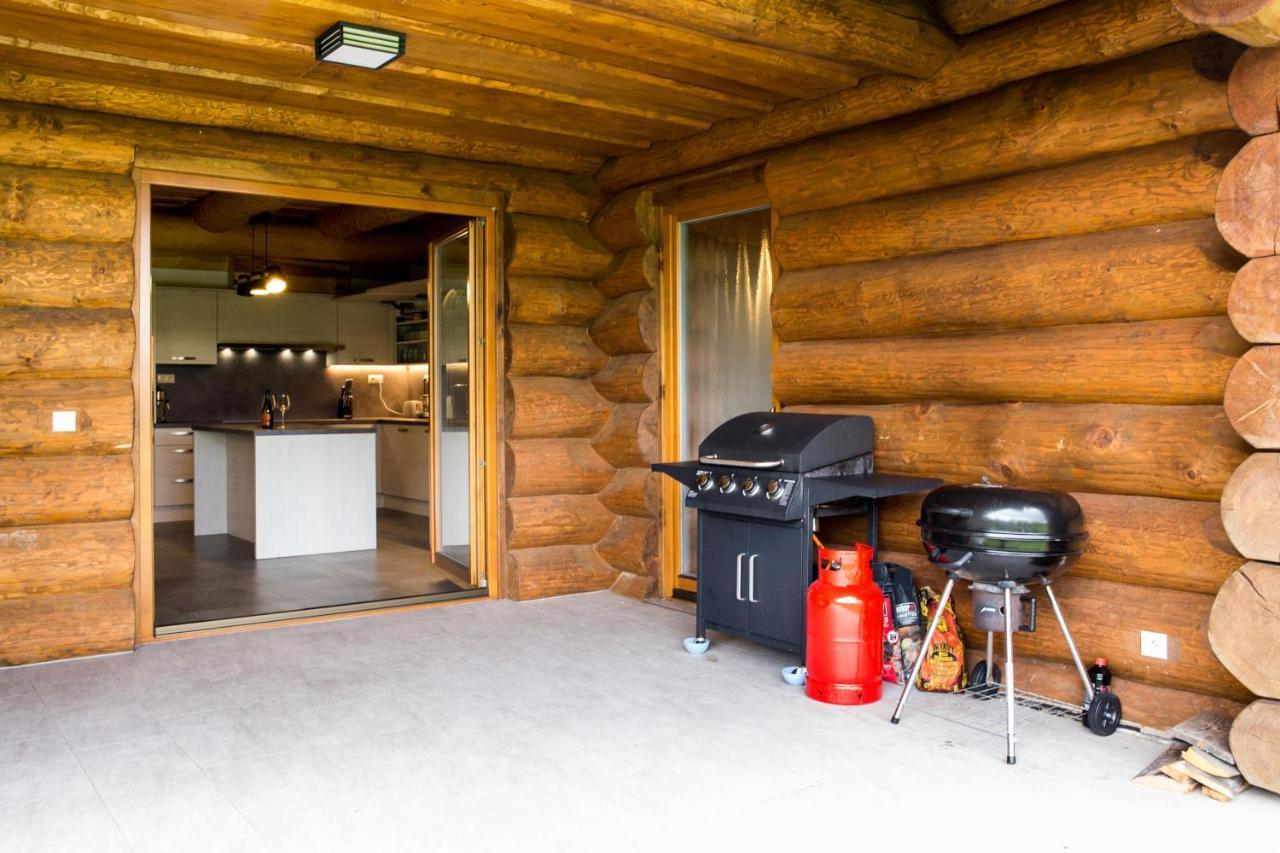 Luxusni Srub Az 24 Luzek - Sruby-Lipno Villa ฟริมบูร์ก ภายนอก รูปภาพ