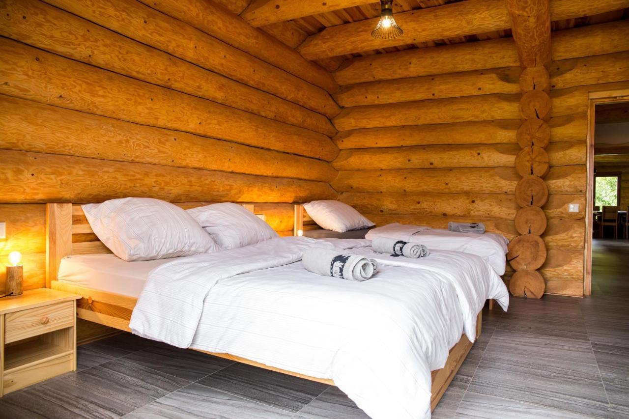 Luxusni Srub Az 24 Luzek - Sruby-Lipno Villa ฟริมบูร์ก ภายนอก รูปภาพ