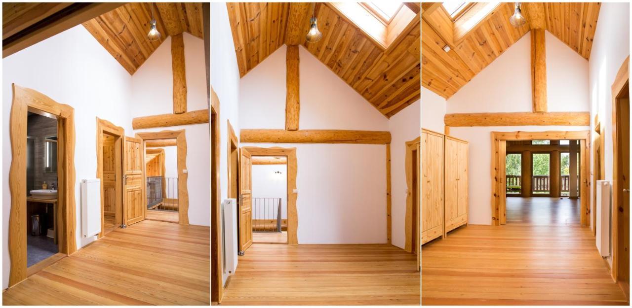 Luxusni Srub Az 24 Luzek - Sruby-Lipno Villa ฟริมบูร์ก ภายนอก รูปภาพ