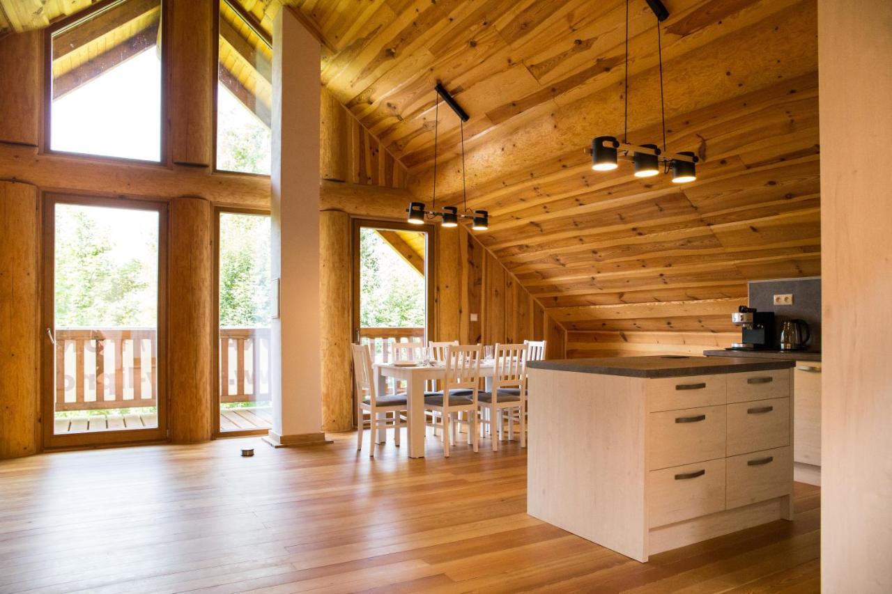 Luxusni Srub Az 24 Luzek - Sruby-Lipno Villa ฟริมบูร์ก ภายนอก รูปภาพ