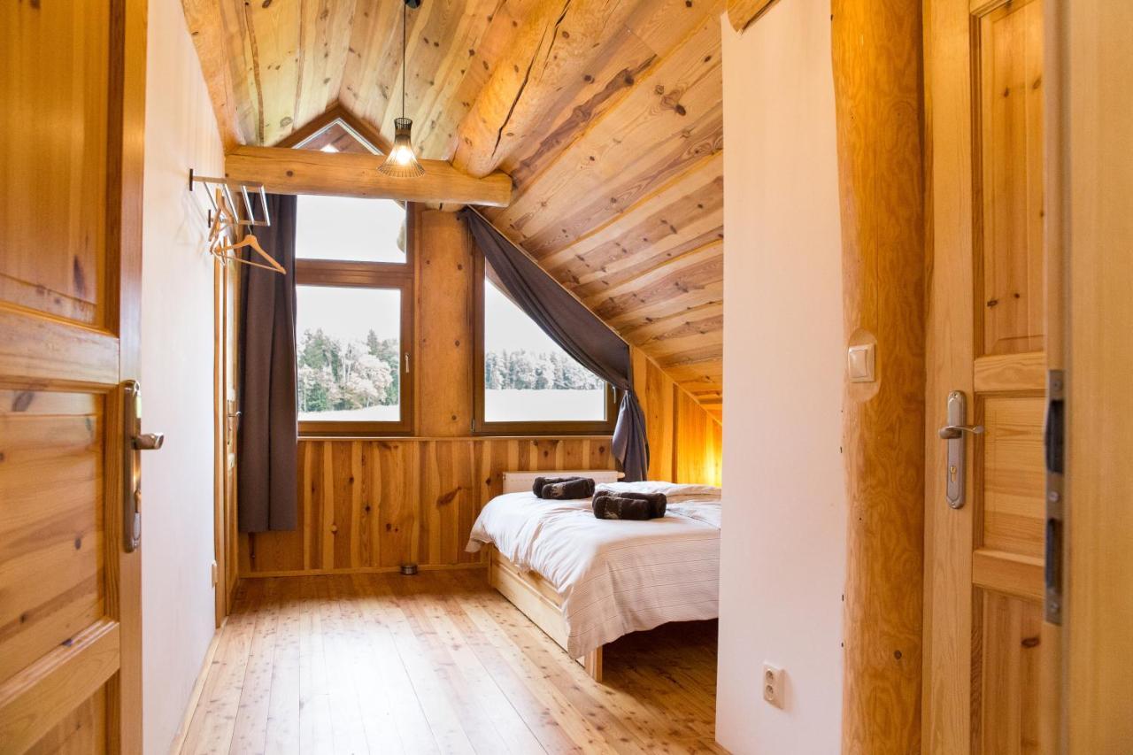 Luxusni Srub Az 24 Luzek - Sruby-Lipno Villa ฟริมบูร์ก ภายนอก รูปภาพ