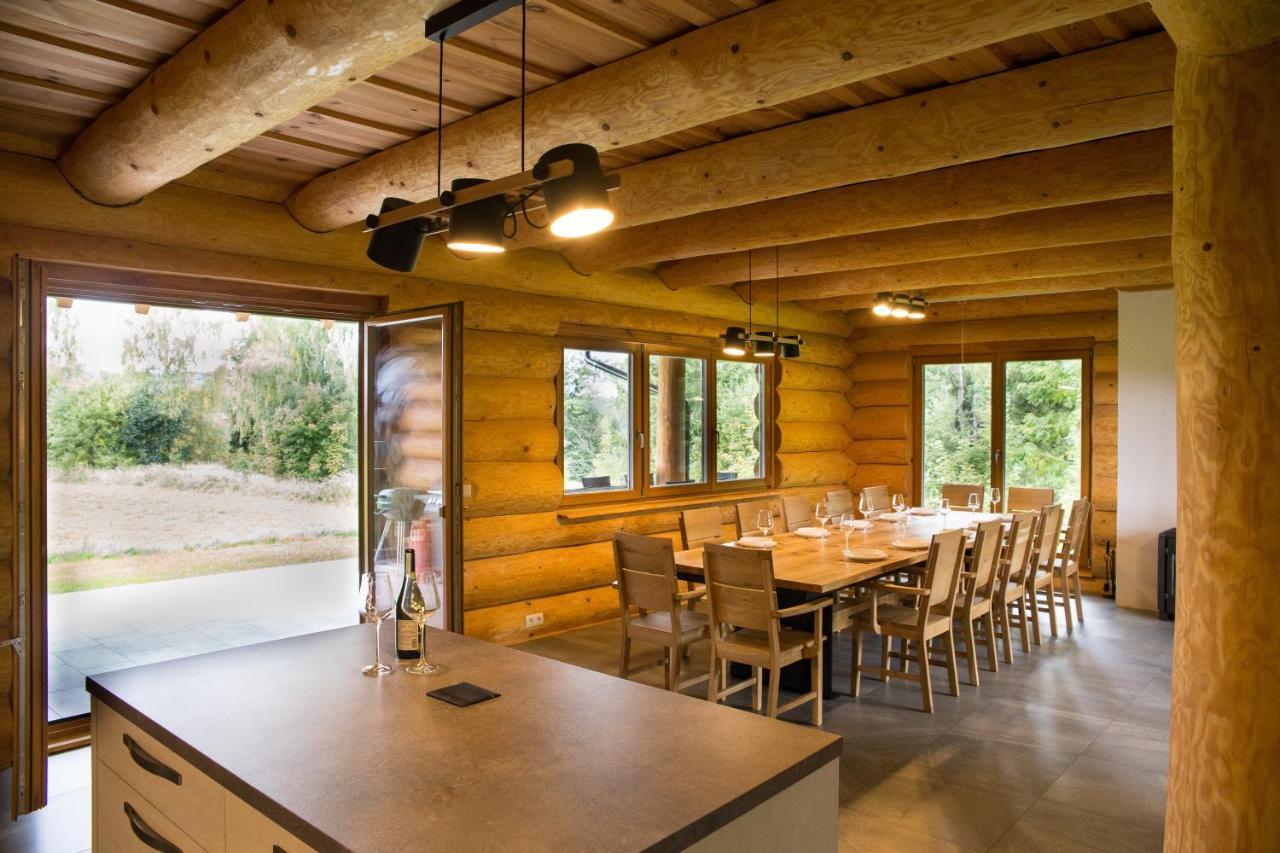 Luxusni Srub Az 24 Luzek - Sruby-Lipno Villa ฟริมบูร์ก ภายนอก รูปภาพ